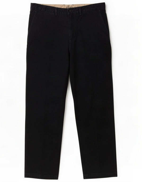 Avirex Mens Straight Chino Trousers W38 L32 Navy Blue Cotton