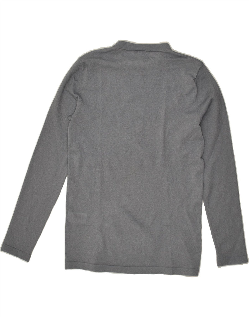 REISS Mens Top Long Sleeve Small Grey Nylon | Vintage Reiss | Thrift | Second-Hand Reiss | Used Clothing | Messina Hembry 