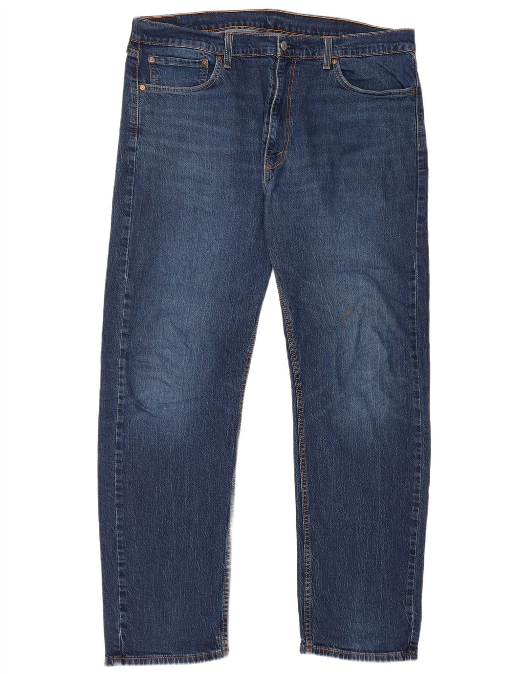 Levi's Mens 505 Straight Jeans W40 L22 Blue Cotton