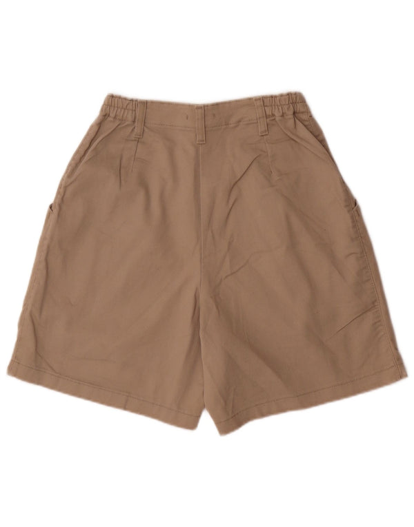 LEE Womens High Waist Pegged Casual Shorts US 4 Small W24  Beige Cotton