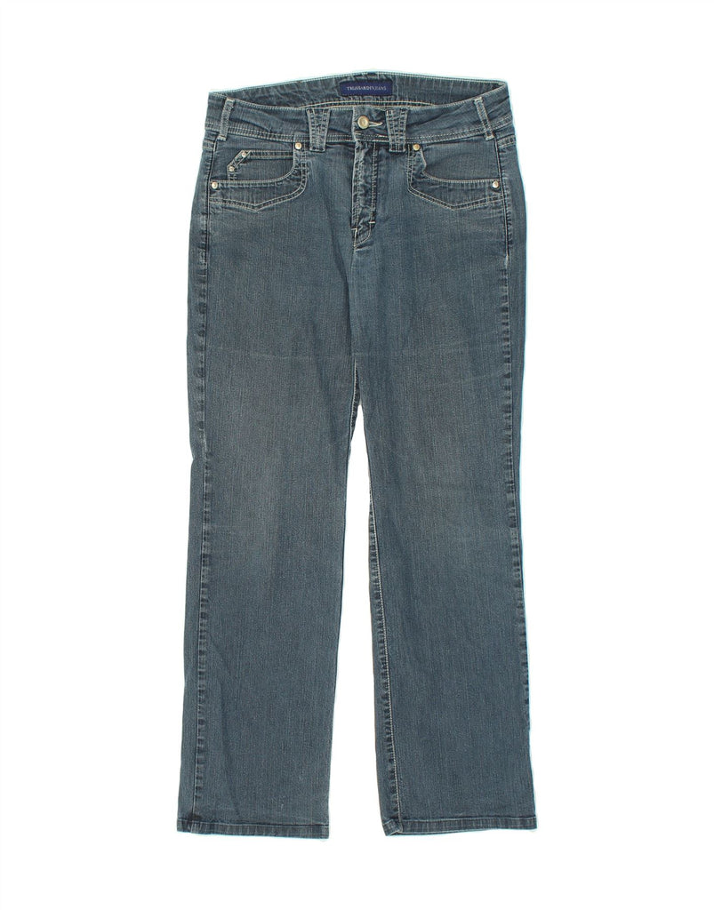 TRUSSARDI Womens Straight Jeans W30 L30  Blue Cotton Vintage Trussardi and Second-Hand Trussardi from Messina Hembry 