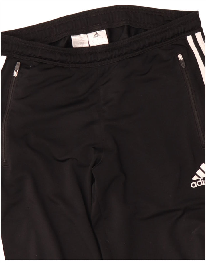 Adidas Mens Tracksuit Trousers Joggers Small  Black Polyester