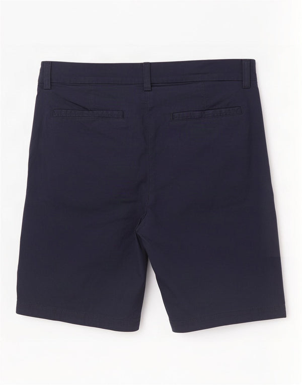 Mountain Warehouse Womens Chino Shorts UK 10 Small W32 Navy Blue Cotton