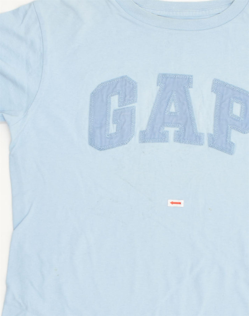 GAP Boys Graphic T-Shirt Top 7-8 Years Medium Blue Cotton | Vintage Gap | Thrift | Second-Hand Gap | Used Clothing | Messina Hembry 