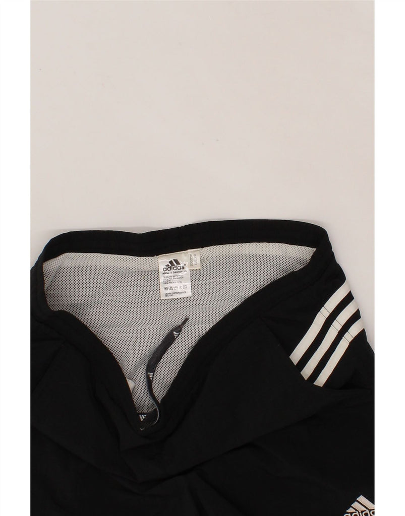 ADIDAS Womens Sport Shorts UK 16 Large  Black Colourblock Polyester Vintage Adidas and Second-Hand Adidas from Messina Hembry 
