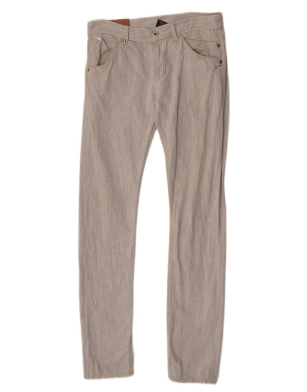 Dondup Womens Sam Slim Fit Slim Jeans W32 L34 Grey Cotton