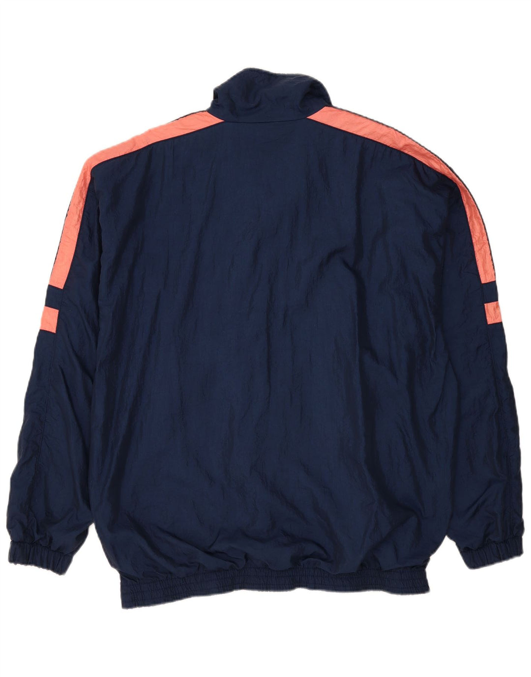 Arena Mens Graphic Tracksuit Top Jacket 2XL Navy Blue Colourblock Polyamide