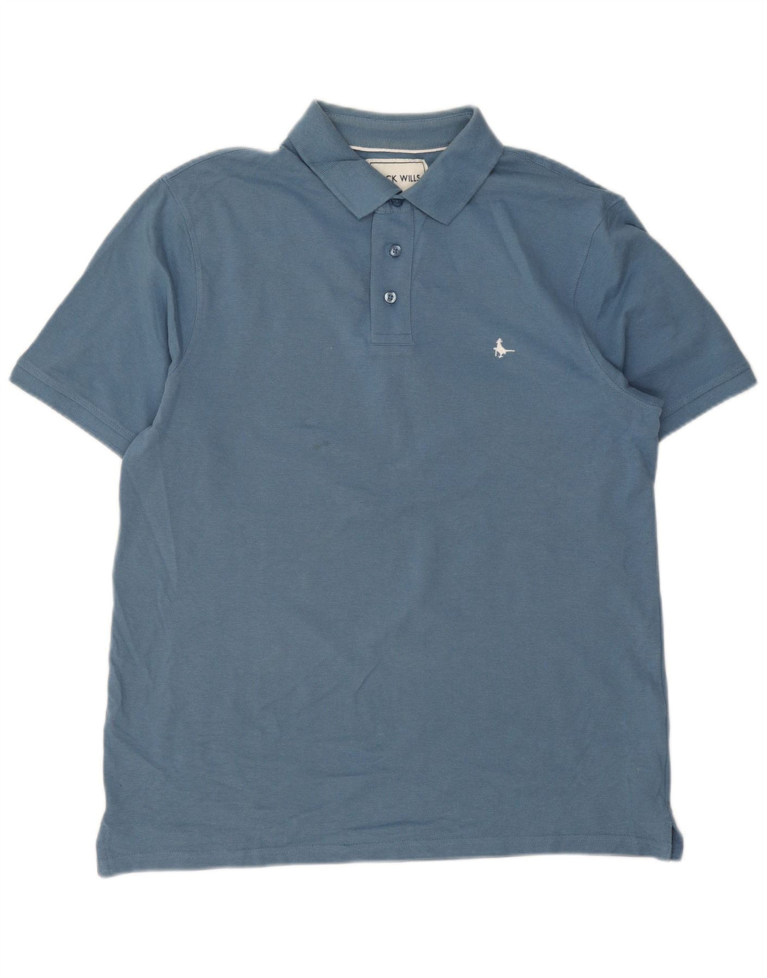 Jack Wills Mens Polo Shirt Large Blue Cotton