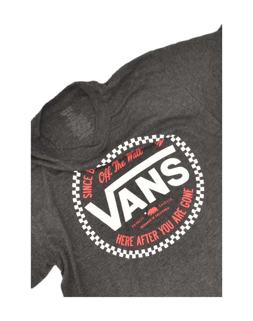 VANS Mens Graphic T-Shirt Top Small Grey Cotton | Vintage Vans | Thrift | Second-Hand Vans | Used Clothing | Messina Hembry 