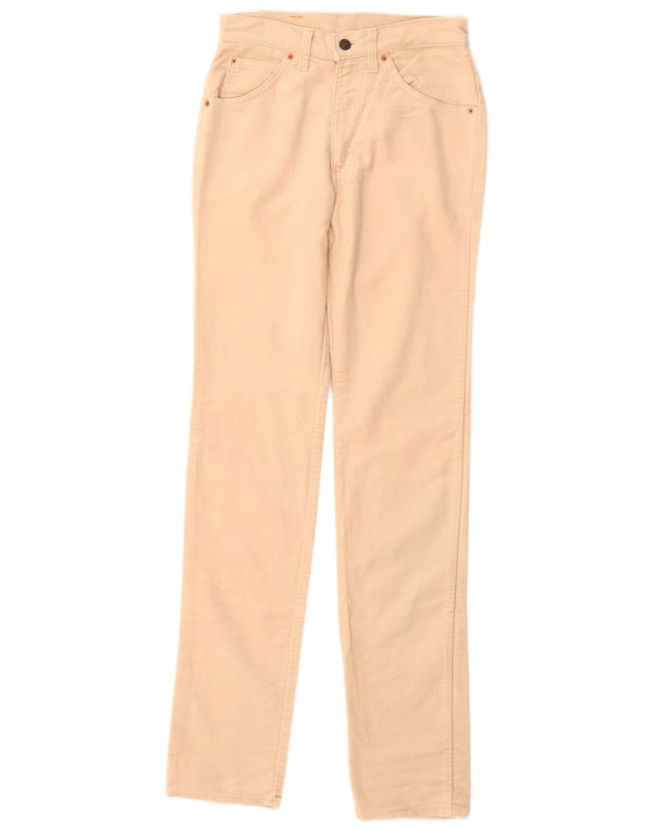 LEVI'S Womens Skinny Casual Trousers W30 L36 Beige Cotton