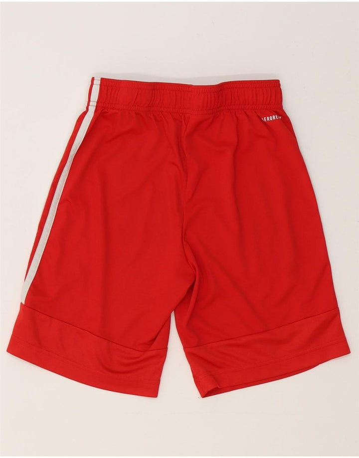 Adidas Boys Aeroready Sport Shorts 11-12 Years Red Polyester