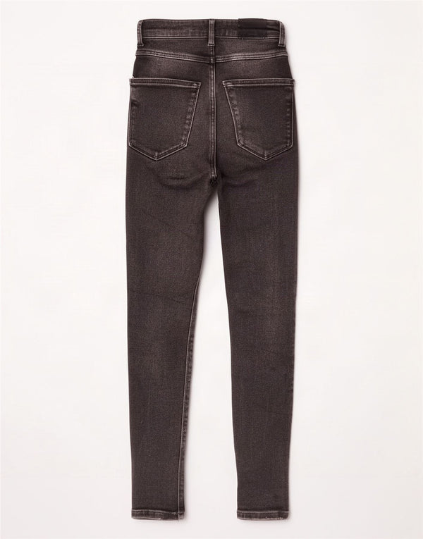 Zara Womens Skinny Jeans EU 34 2XS W24 L26 Black Cotton