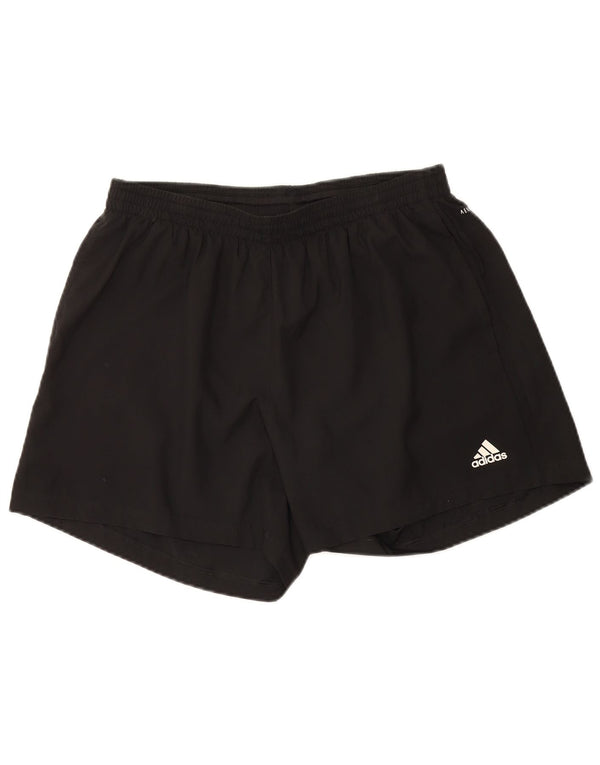 Adidas Mens Aeroready Graphic Sport Shorts Medium Black Polyester