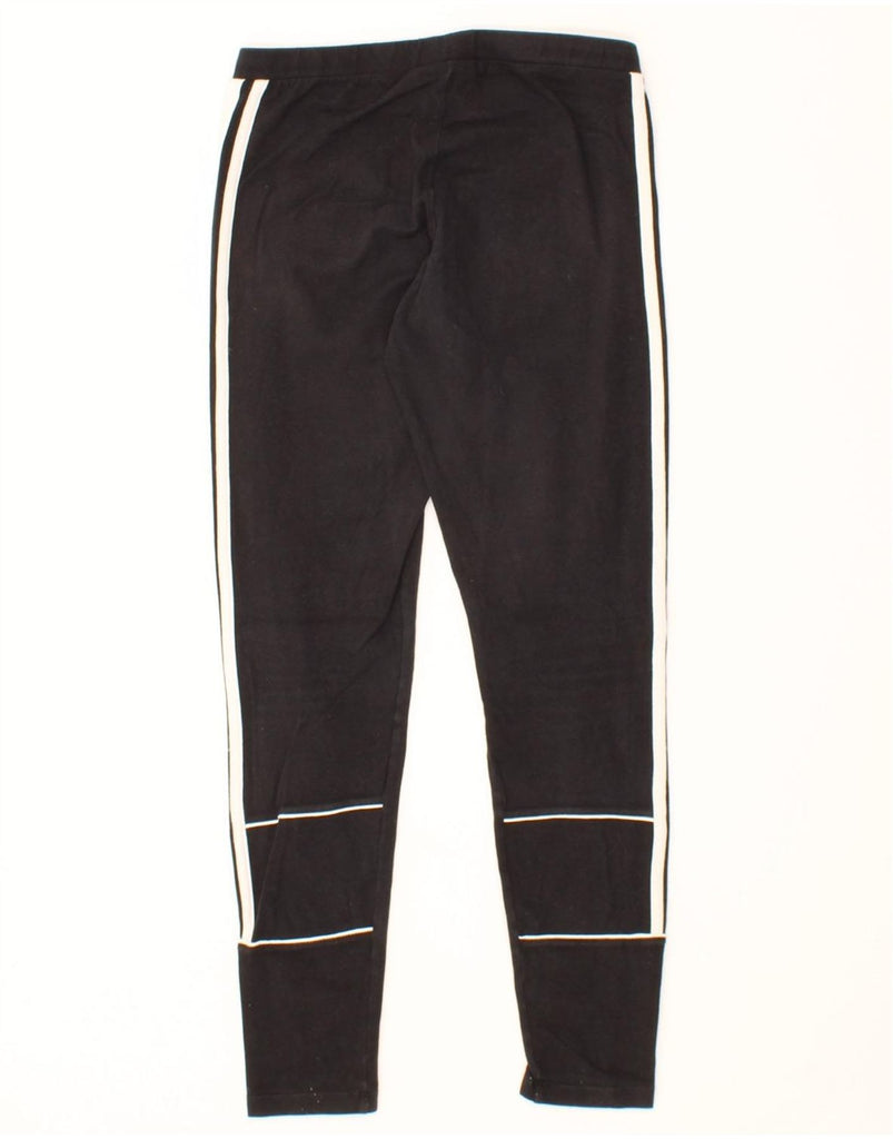 ADIDAS Womens Leggings UK 8 Small Black Cotton Vintage Adidas and Second-Hand Adidas from Messina Hembry 