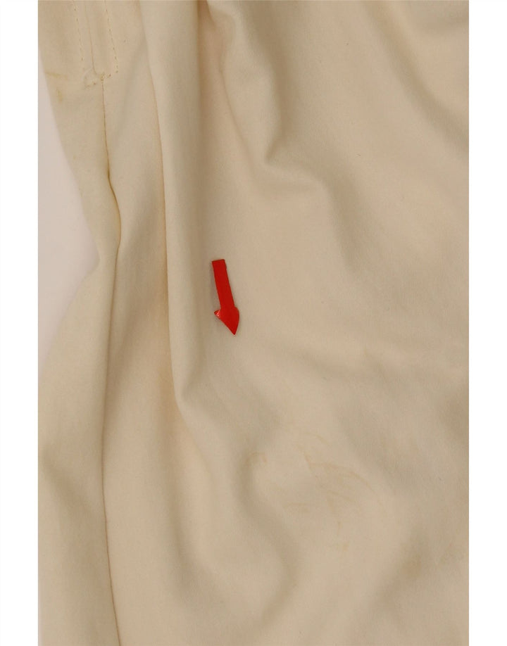 Vintage Womens Midi Skirt W36 XL Beige