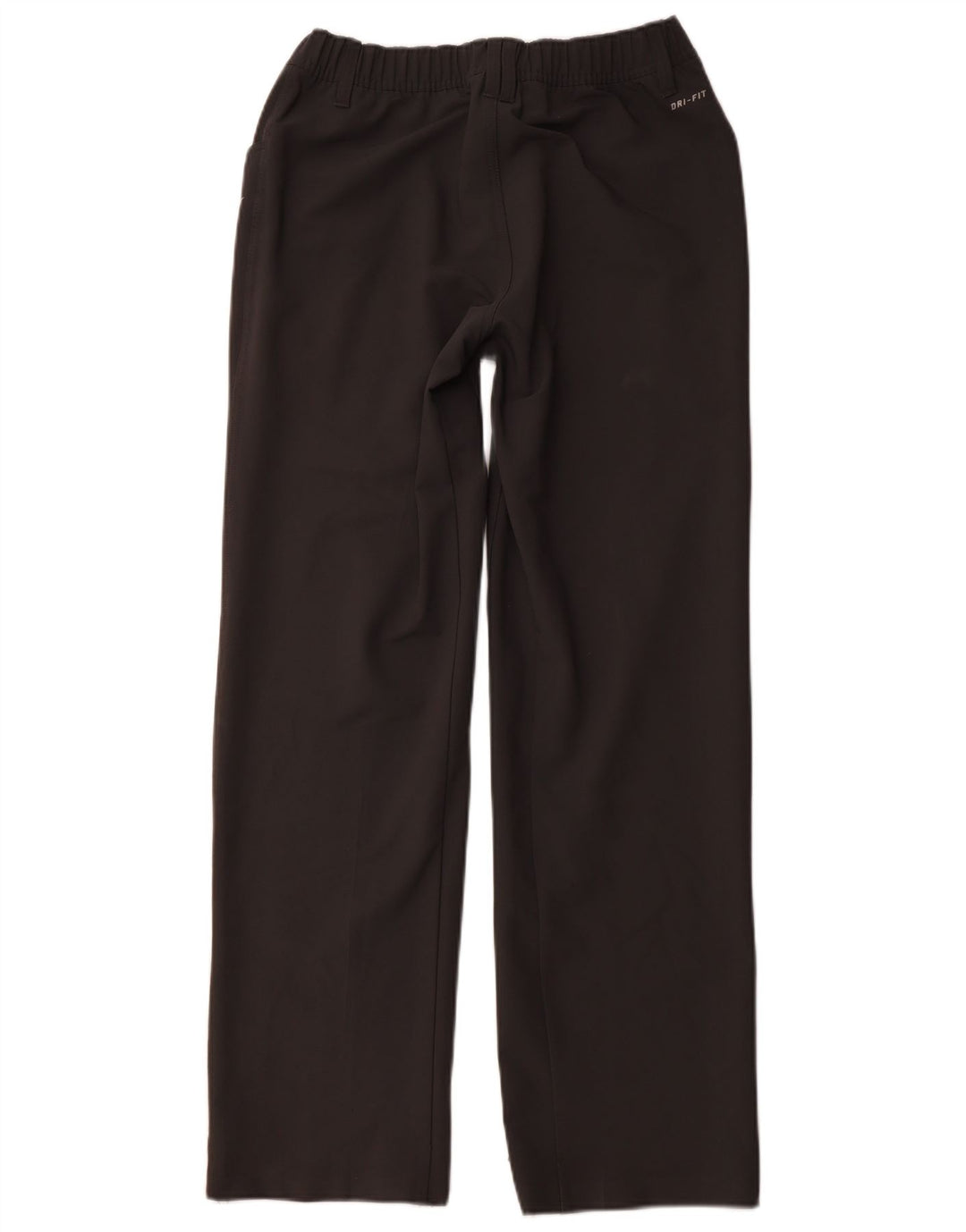 NIKE Mens Dri Fit Straight Casual Trousers Small W27 L31 Grey Polyester