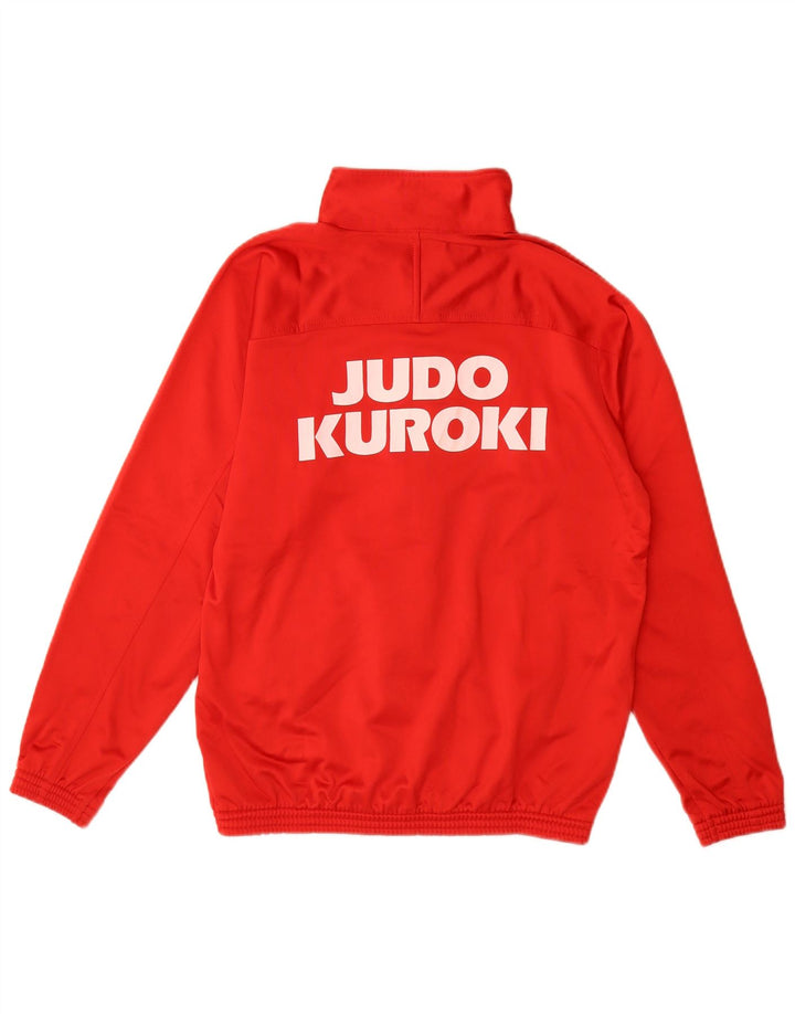 CHAMPION Boys Judo Kuroki Graphic Tracksuit Top Jacket 13-14 Years XL Red