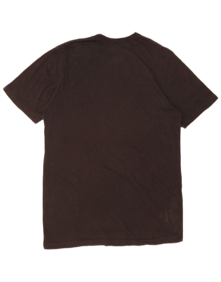 New Balance Mens T-Shirt Top Medium Black Cotton