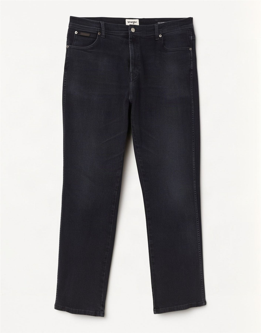 Wrangler Mens Texas Straight Jeans W36 L32 Navy Blue Cotton