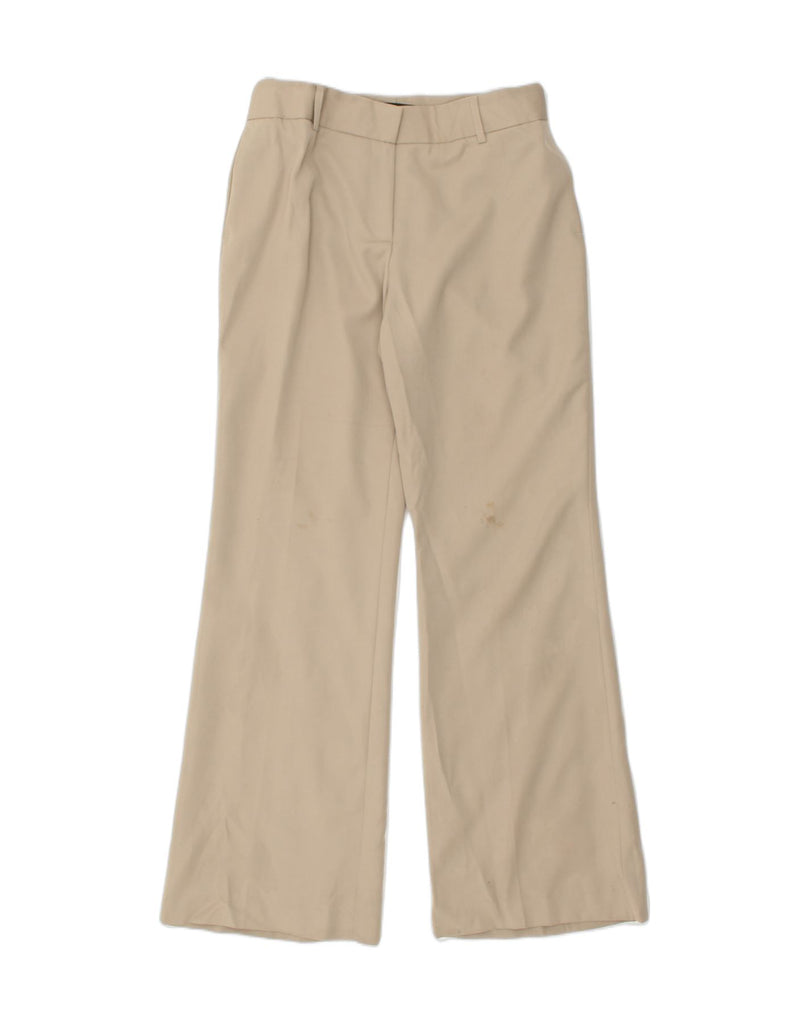 J. CREW Womens Flare Chino Trousers US 8 Medium W31 L32 Beige Wool | Vintage J. Crew | Thrift | Second-Hand J. Crew | Used Clothing | Messina Hembry 