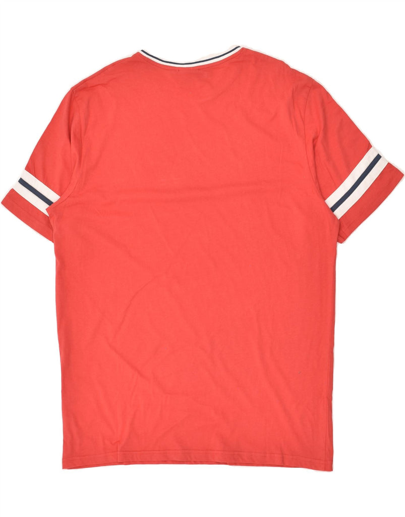 ELLESSE Mens T-Shirt Top 2XL Red Cotton | Vintage Ellesse | Thrift | Second-Hand Ellesse | Used Clothing | Messina Hembry 
