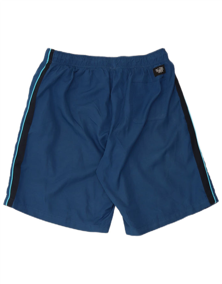 Nike Mens Swimming Shorts 2XL Blue Colourblock Polyester