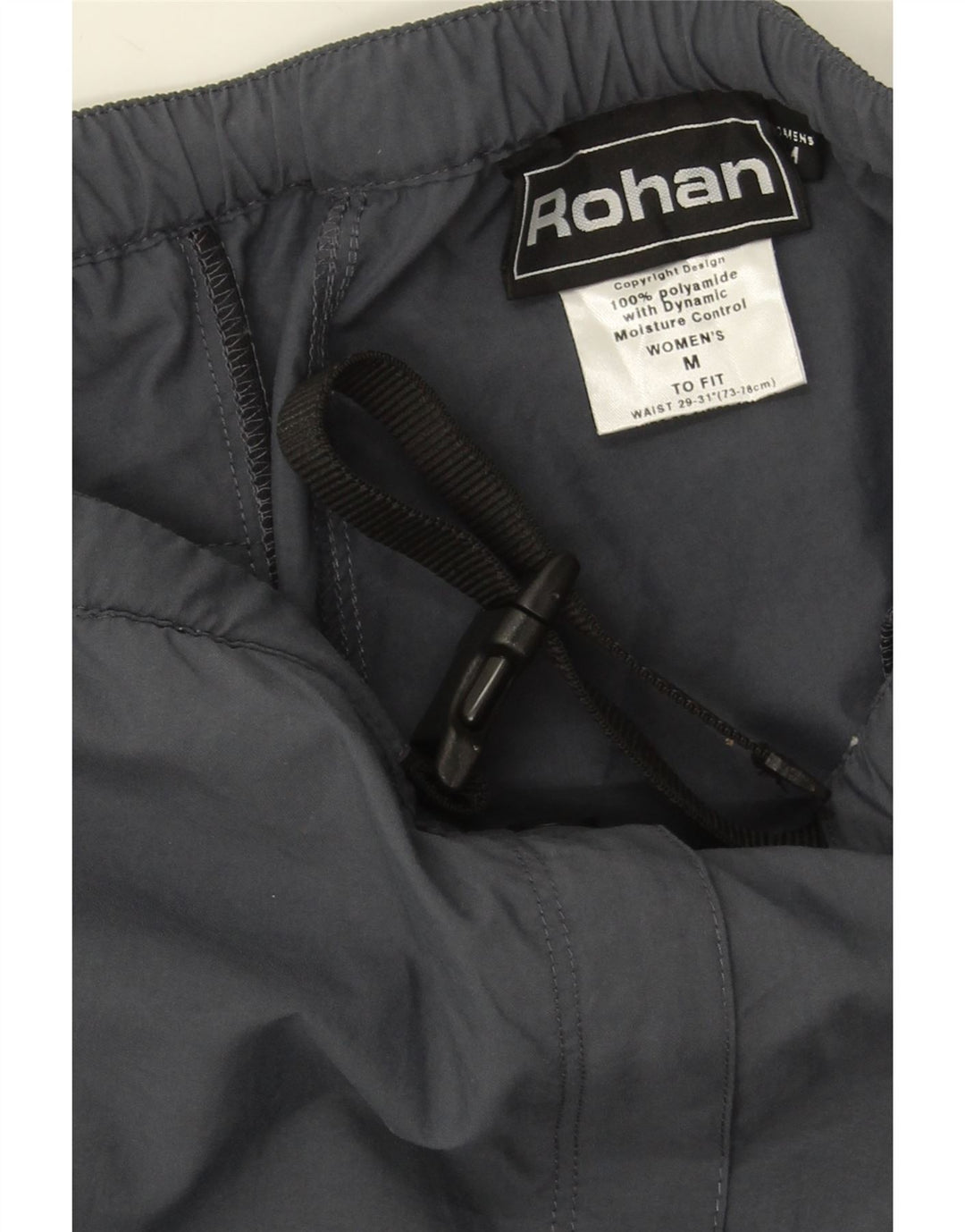 Rohan Womens Straight Hiking Trousers Medium W30 L27 Grey Polyamide