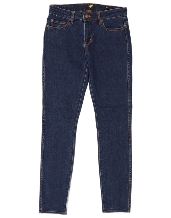 Lee Girls Licks Skinny Jeans 7-8 Years W28 L27 Navy Blue Cotton