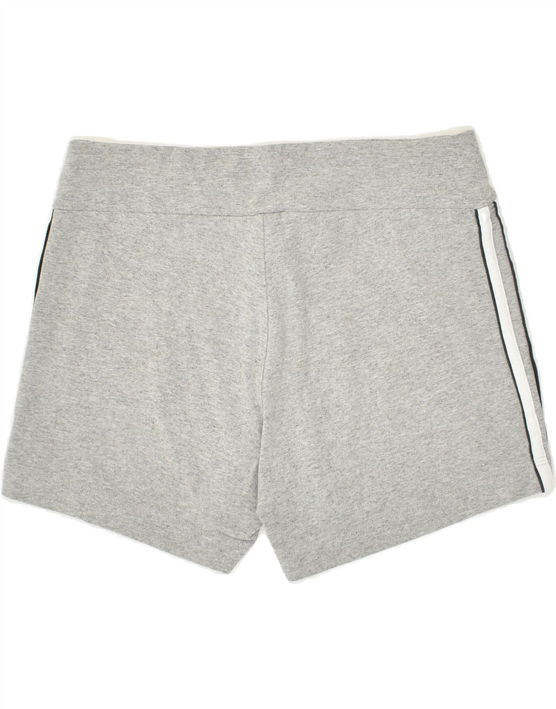 ADIDAS Womens Sport Shorts UK 10 Small Grey Cotton | Vintage Adidas | Thrift | Second-Hand Adidas | Used Clothing | Messina Hembry 