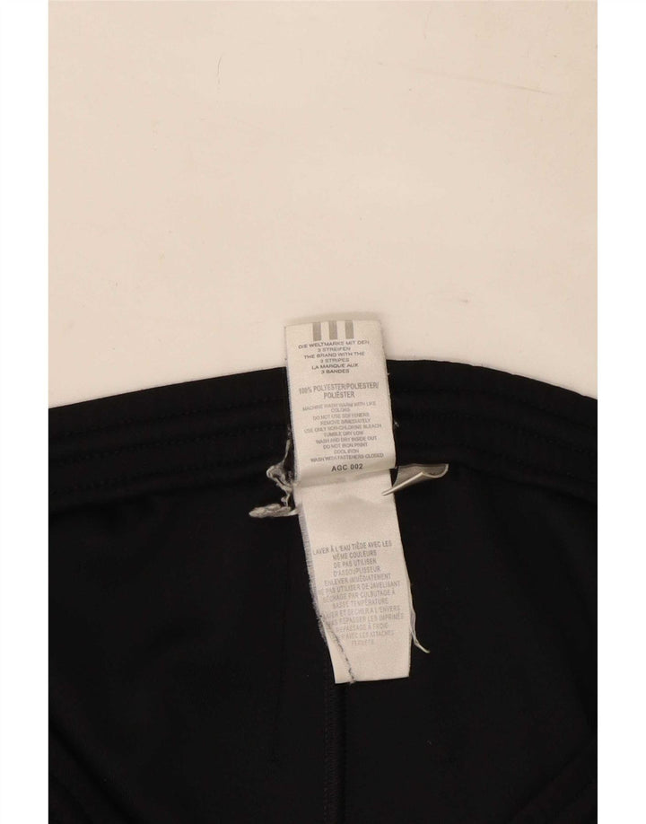 Adidas Boys Tracksuit Trousers 15-16 Years Black Polyester