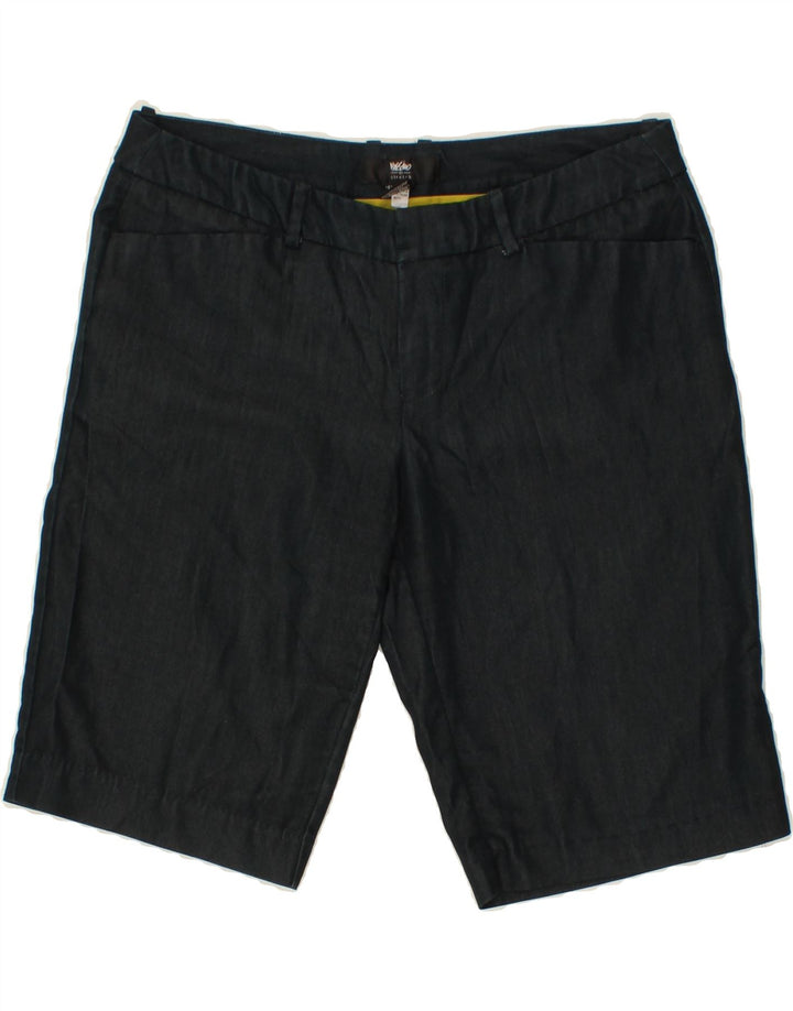 MOSSIMO Womens Casual Shorts US 8 Medium W32 Black Cotton Vintage Mossimo and Second-Hand Mossimo from Messina Hembry 
