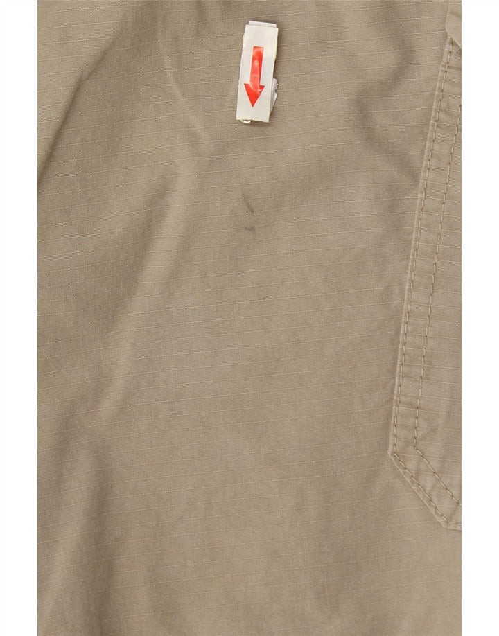 Carrera Mens Cargo Shorts W38 XL Beige Cotton