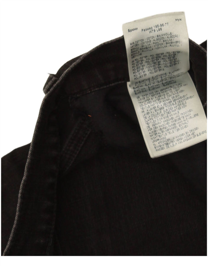 Lee Mens Luke Slim Jeans W31 L31 Black Cotton