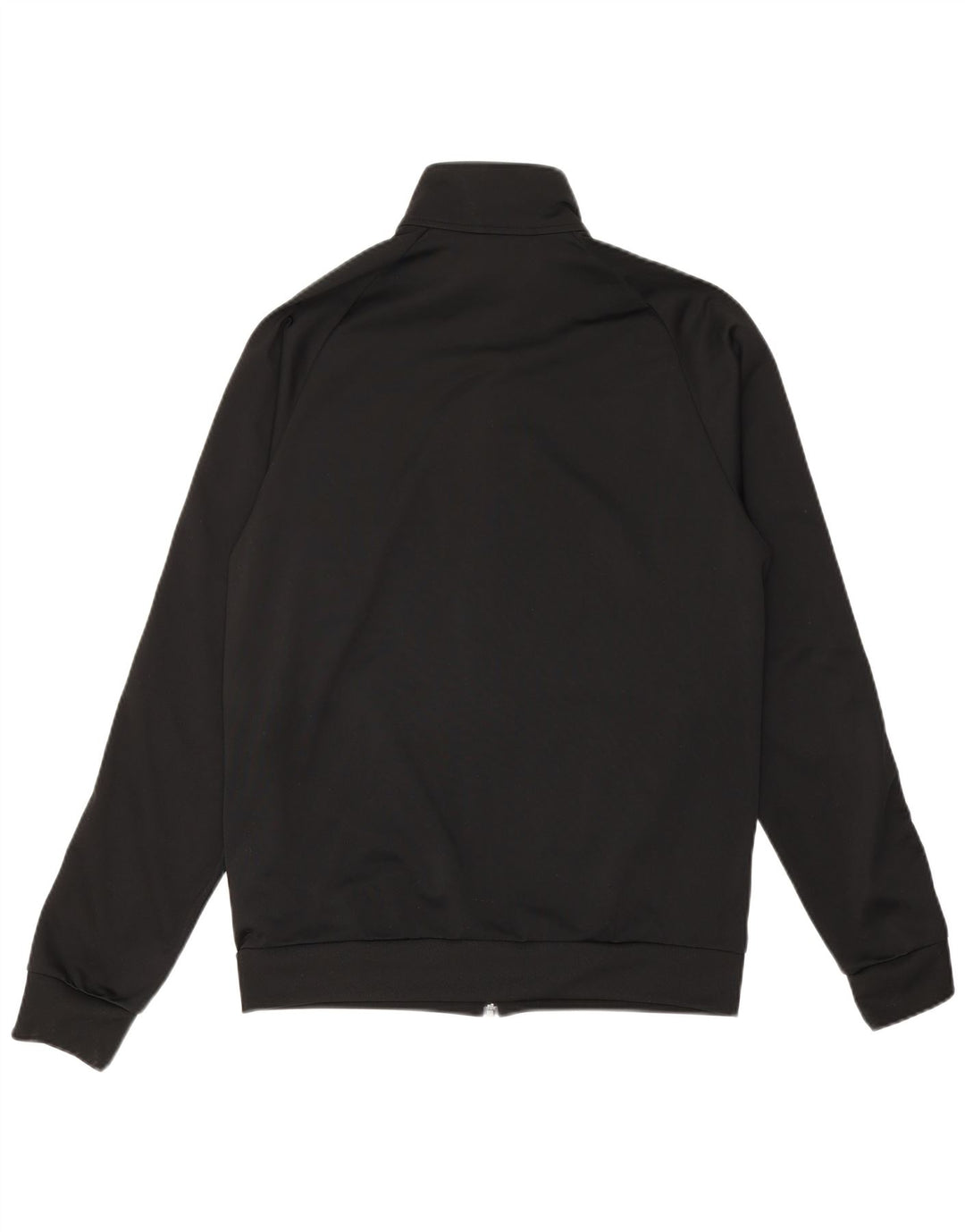 ADIDAS Mens Tracksuit Top Jacket Medium Black Polyester