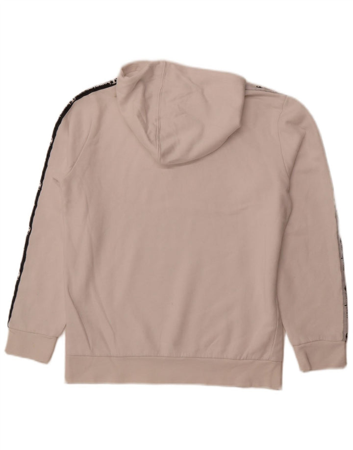 CHAMPION Boys Graphic Hoodie Jumper 13-14 Years XL  White Colourblock