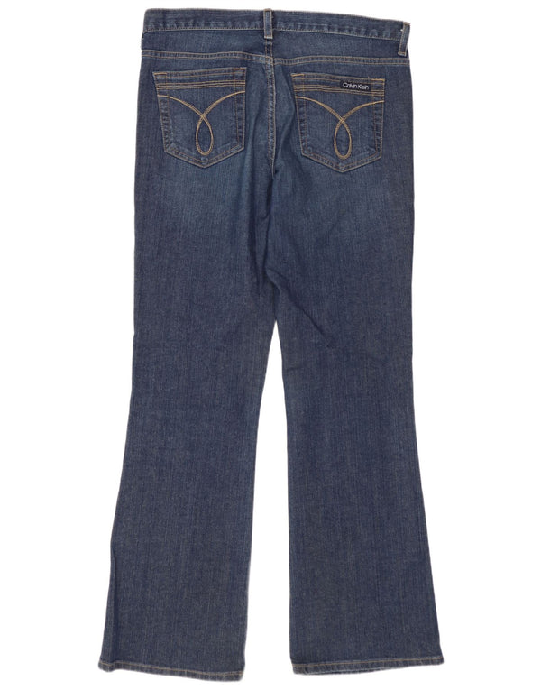 CALVIN KLEIN Womens Bootcut Jeans US 10 Large W30 L32 Blue Cotton