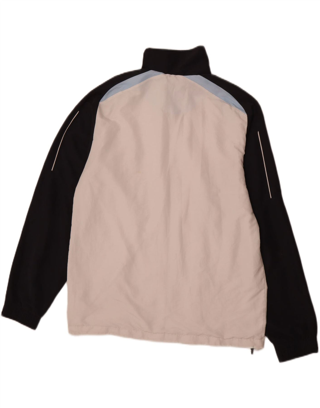 LOTTO Mens Tracksuit Top Jacket Large Off White Colourblock Polyester Vintage Lotto and Second-Hand Lotto from Messina Hembry 