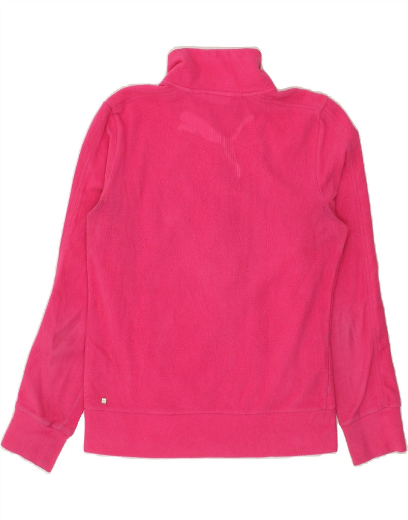 PUMA Womens Fleece Jacket UK 14 Medium Pink | Vintage Puma | Thrift | Second-Hand Puma | Used Clothing | Messina Hembry 