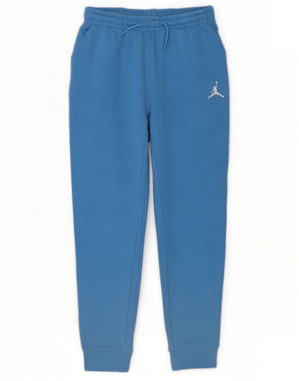 Jordan Boys Tracksuit Trousers Joggers 13-14 Years XL Blue Cotton
