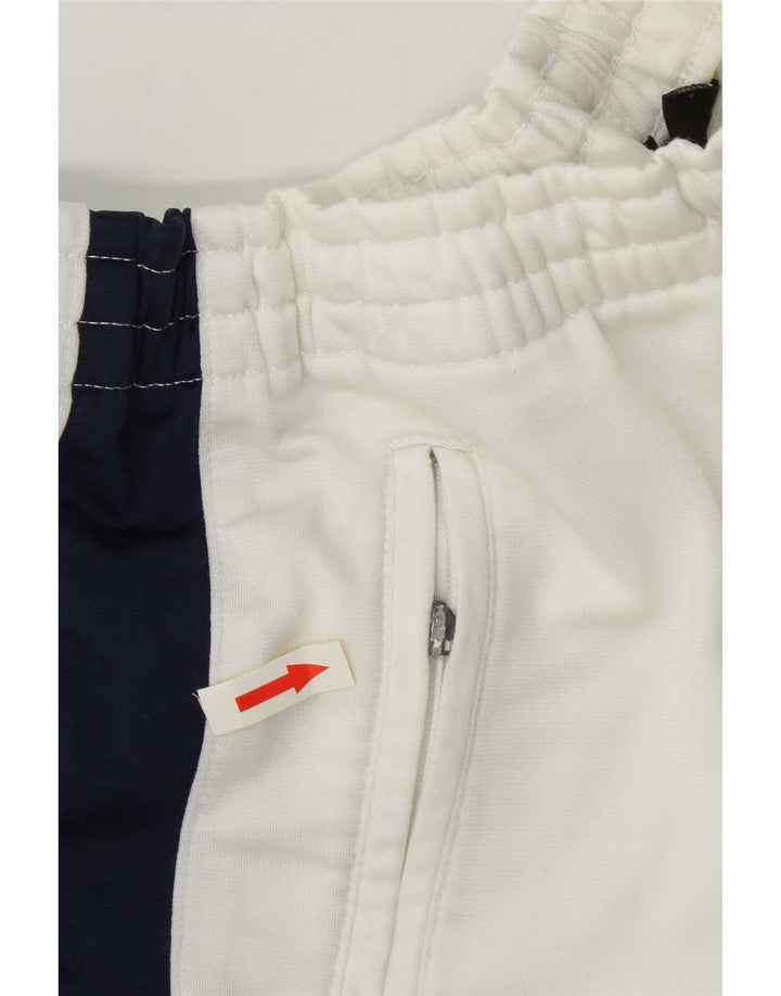 Adidas Mens Graphic Tracksuit Trousers 2XL White Colourblock