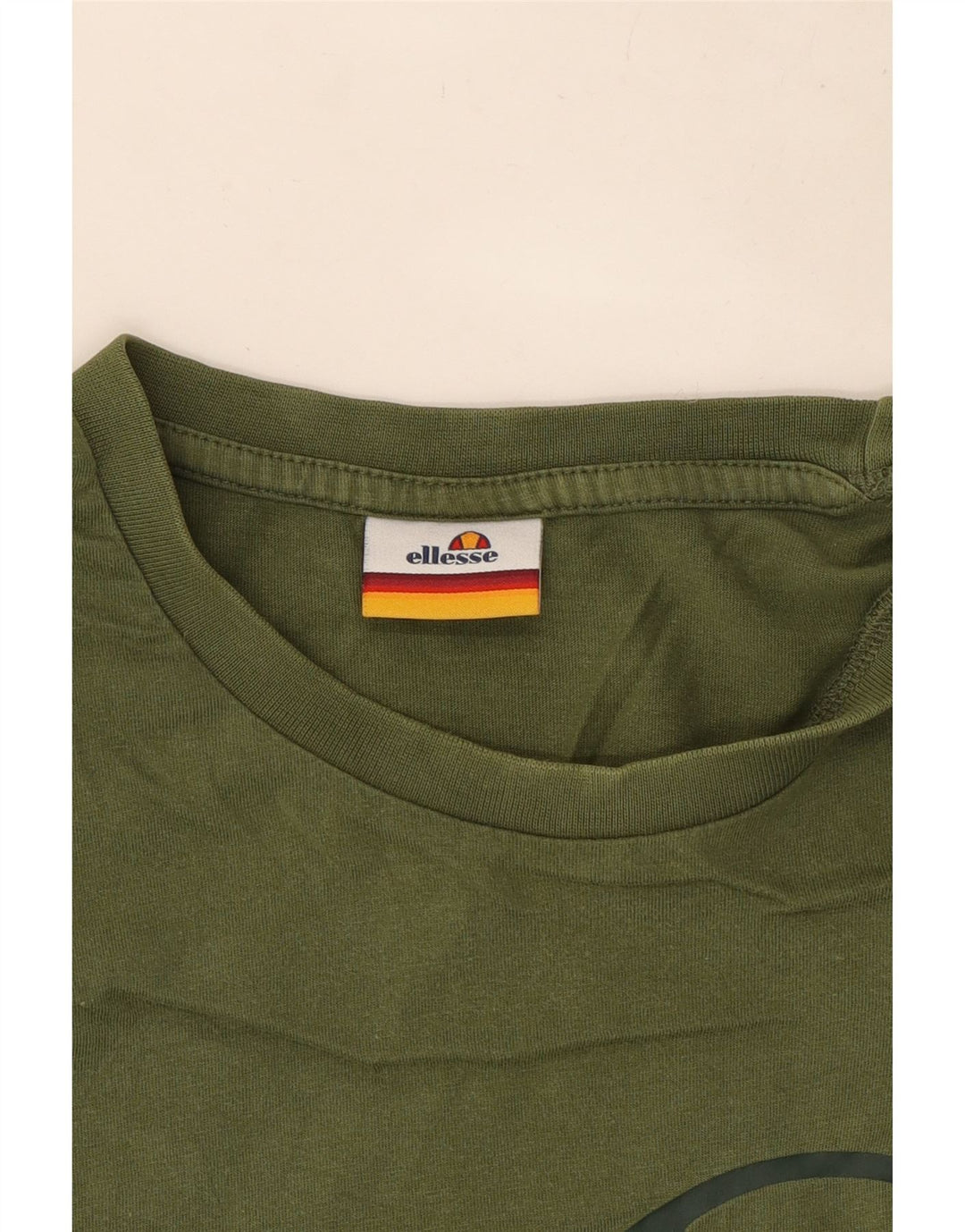 Ellesse Mens Graphic T-Shirt Top Medium Green