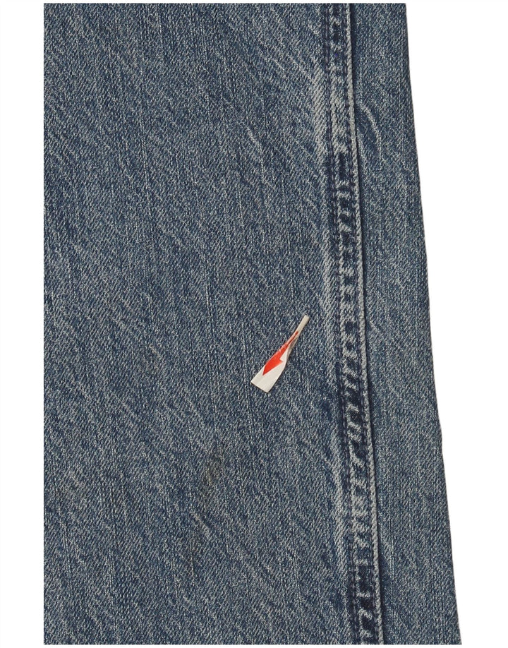 Tommy Hilfiger Womens Classic Distressed Crop Straight Jeans W25 L29 Blue