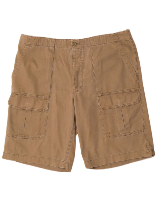 Marks & Spencer Mens Cargo Shorts XL W40  Beige Cotton