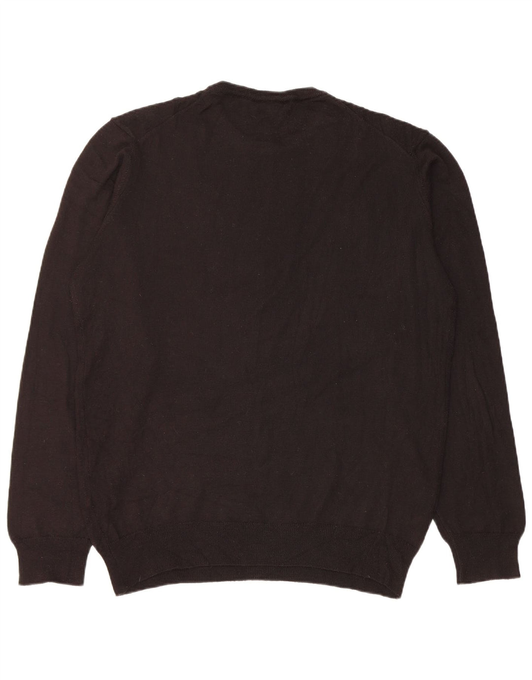 K-Way Mens Crew Neck Jumper Sweater 2XL Black Acrylic