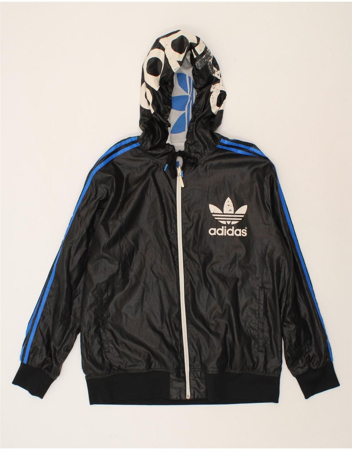 Adidas reversible hooded jacket sale