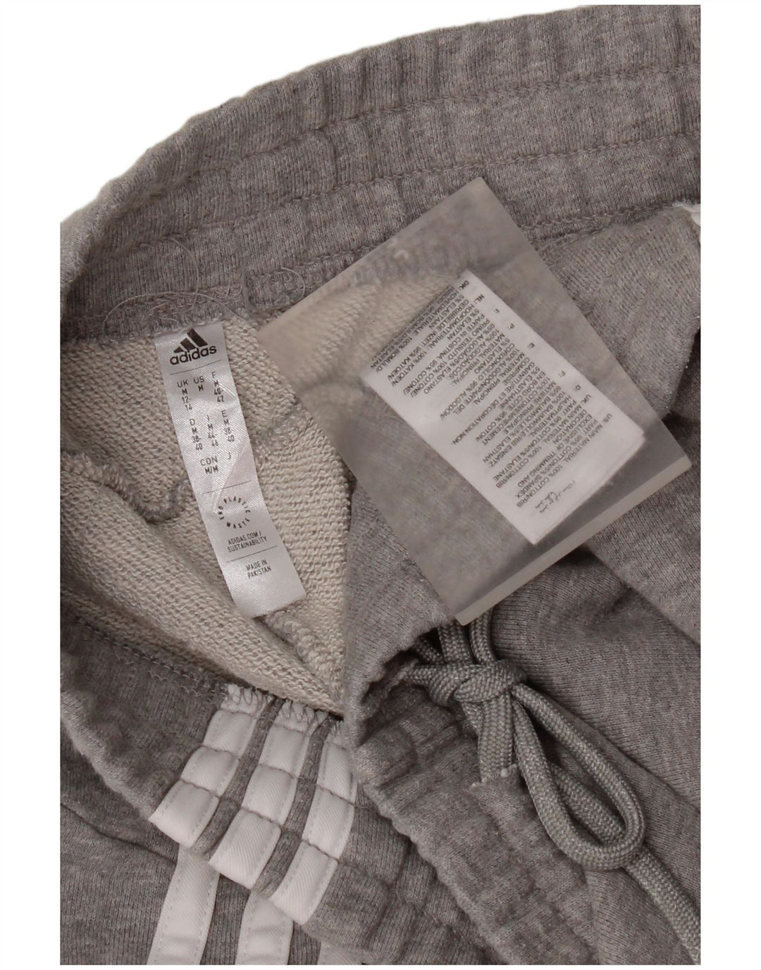 Adidas Womens Tracksuit Trousers Joggers UK 12/14 Medium Grey