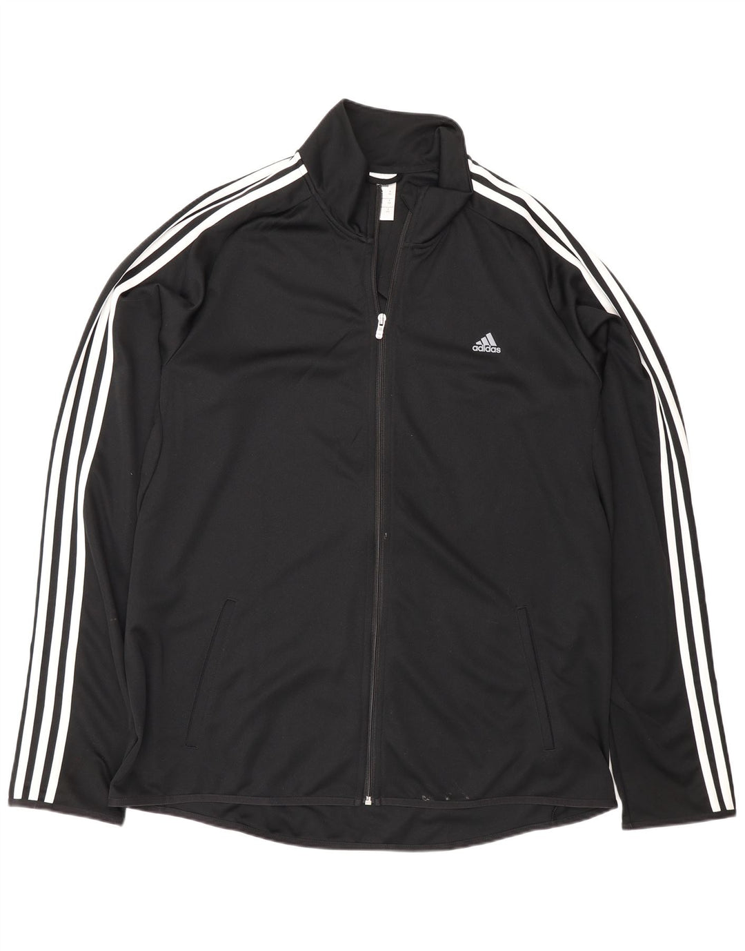 Adidas Mens Climalite Tracksuit Top Jacket 2XL Black Polyester