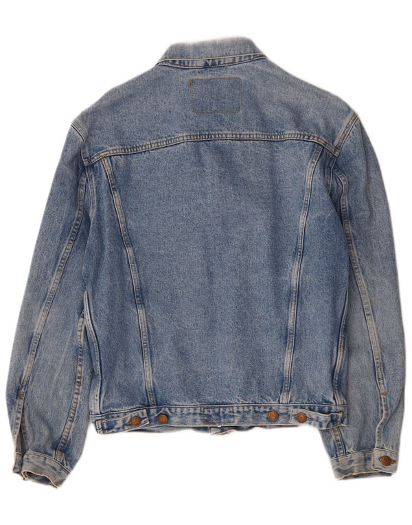 Vintage Mens Denim Jacket UK 38 Medium Blue Cotton