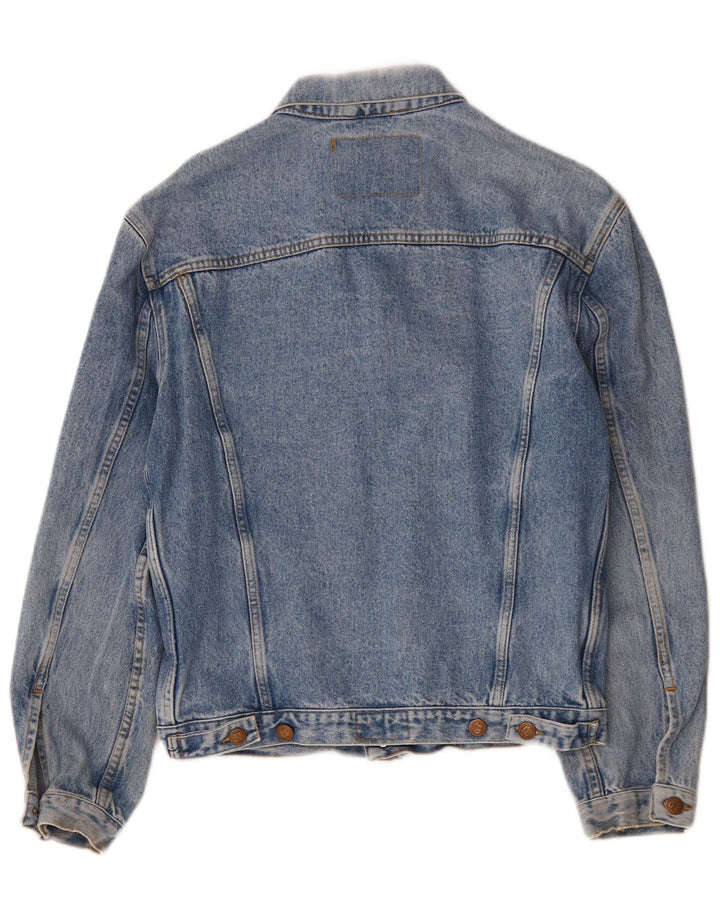 Vintage Mens Denim Jacket UK 38 Medium Blue Cotton
