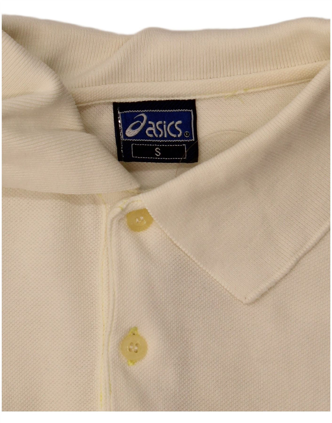 Asics Mens Polo Shirt Small Beige